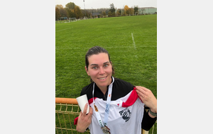 Marion sur la Saut'Trail 